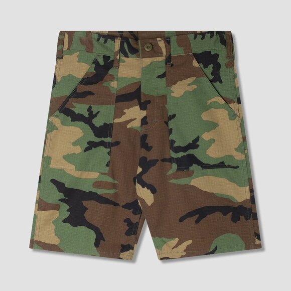 Stan Ray Fatigue Shorts Woodland Camo Size 30 (True Waist Size 31.5) NWT - Picture 1 of 9